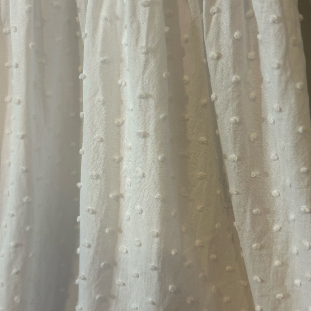 Hill House White Swiss Dot Midi Nap Dress - Picture 7 of 11